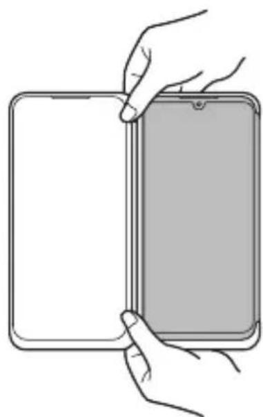 LG LMG900EM - Removing the phone from the Dual Screen - 1