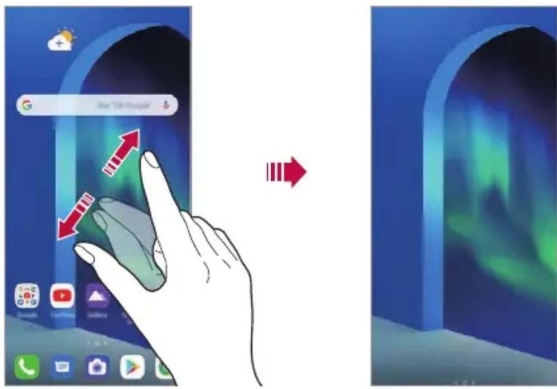 LG LMG900EM - Visualización del tema de fondo - 1