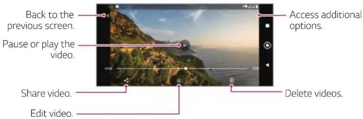 LG LMK200EMW - Playing a video - 1