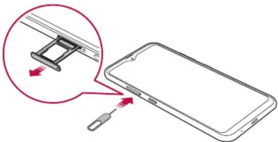 LG LMK200EMW - Installation de la carte SIM et de la carte mémoire - 2