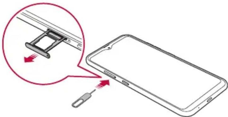 LG LMK200EMW - SIM-Karte und Speicherkarte einlagen - 2