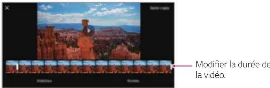 LG LMK200EMW - Modification des videos - 1