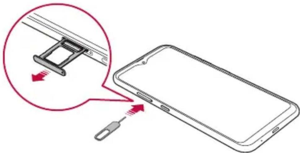 LG LMK200EMW - Installing the SIM card and memory card - 2