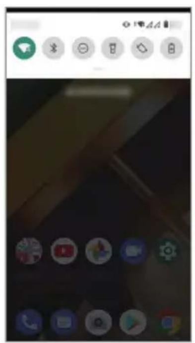 LG LMK200EMW - Panneau de notifications - 1