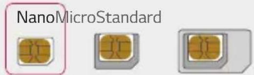 LG LMK200EMW - Installing the SIM card and memory card - 5