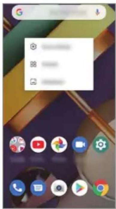 LG LMK200EMW - Modifica della schermata Home - 2
