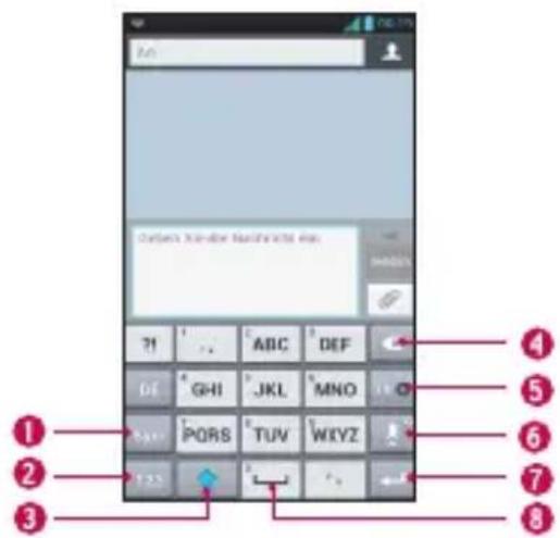 LG P760 - LG Tastatur – Telefontastatur - 1