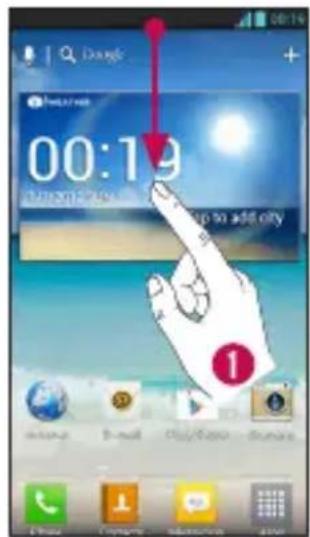 LG P760 - Notifications panel - 1