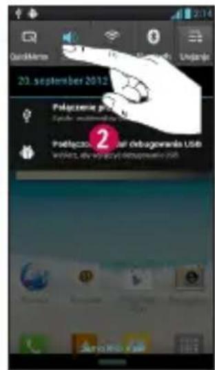 LG P760 - Plošča z obvestili - 2