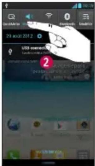 LG P760 - Volet Notifications - 2