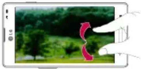 LG P760 - Bild mit den Fingern vergrößern/verkleinern – Bewegen Sie im - 2