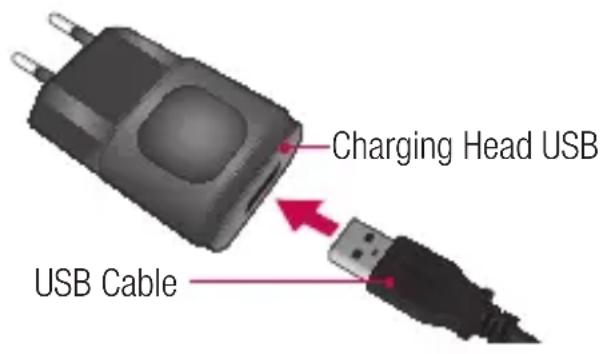 LG P760 - Charging your phone - 1