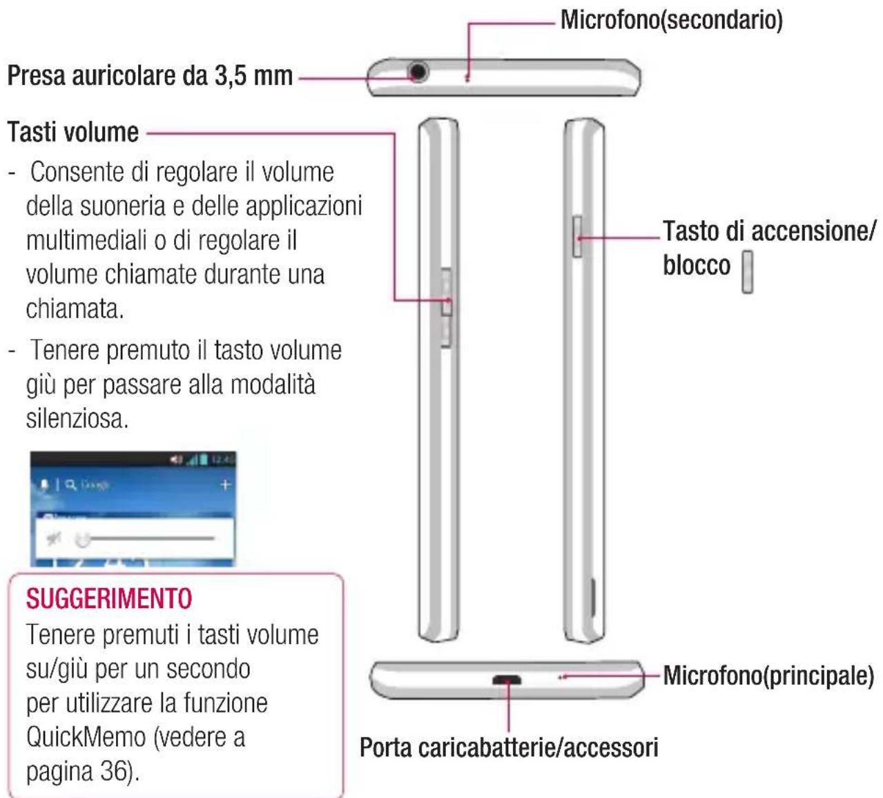 LG P760 - Parte laterale - 1