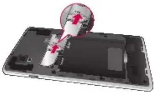 LG P760 - Installazione della scheda USIM e della batteria - 2