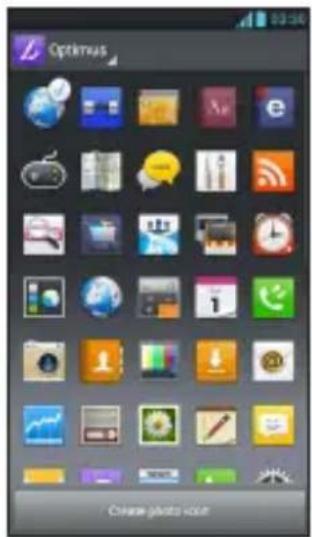 LG P760 - Customizing Apps Icons on Home screen - 2
