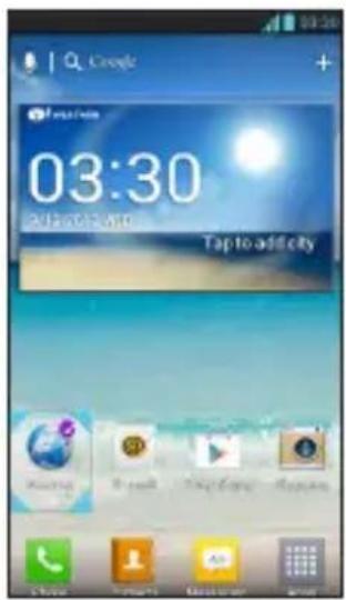 LG P760 - Customizing Apps Icons on Home screen - 1