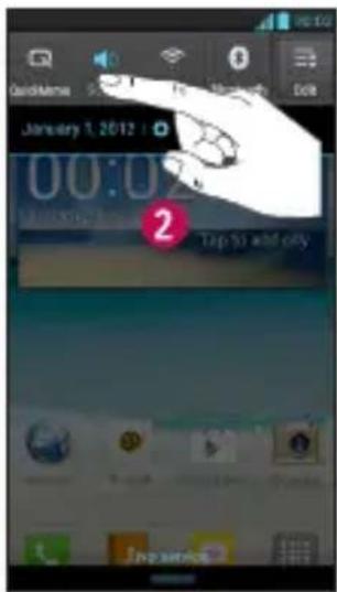 LG P760 - Notifications panel - 2