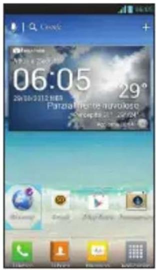 LG P760 - Personalizzazione delle icone delle applicazioni nella schermata iniziale - 1