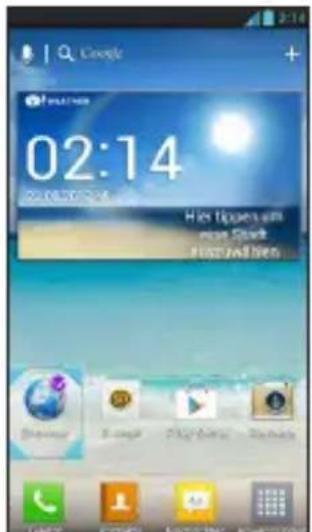 LG P760 - Symbole von Anwendungen im Homescreen anpassen - 1