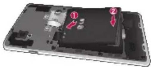 LG P760 - Installazione della scheda USIM e della batteria - 3