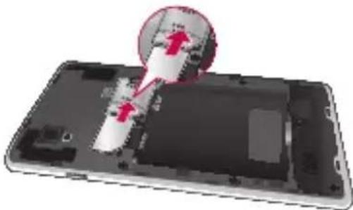LG P760 - SIM-Karte und Akku einlegen - 2