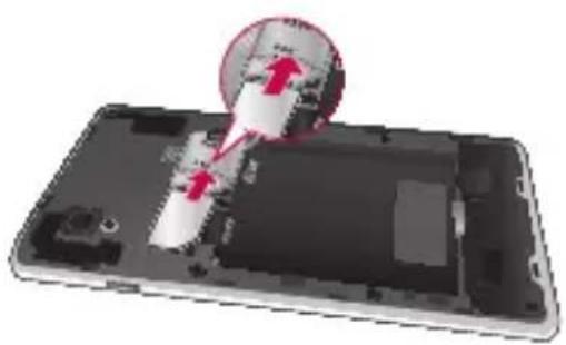 LG P760 - Installing the USIM card and battery - 2