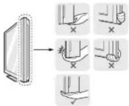 LG 43UF6907 - Lifting and moving the TV - 2