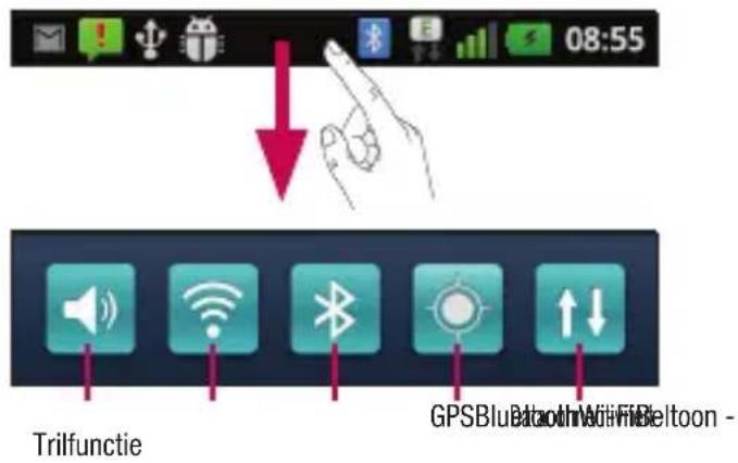 LG E730 - Meldingsbalk - 1