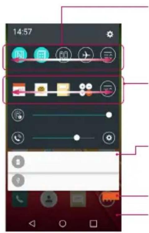 LG D620R - Odpiranje plošće z obvestili - 1