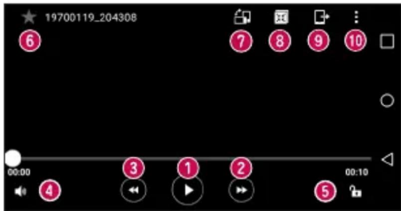LG D620R - Lecture d'une video - 1