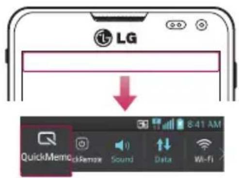 LG D505 - QuickMemo - 1