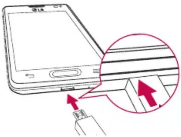 LG D505 - De telefon opladen - 1
