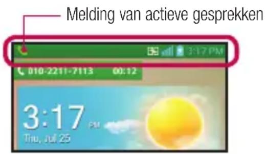 LG D505 - Een oproep beëindigen - 1