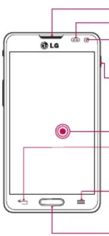 LG D505 - Overzicht van de telefoon - 1