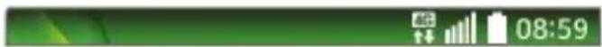 LG D620 - Indicator icons on the Status Bar - 1