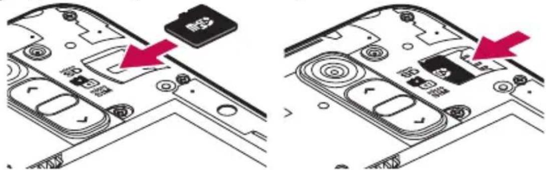 Diagram showing two views of a smartphone's internal components with Chinese labels and arrows indicating movement or assembly.
