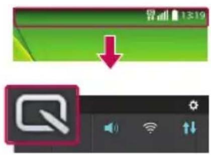 Mobile app interface screenshot showing a progress bar and a UI element with a QR code icon