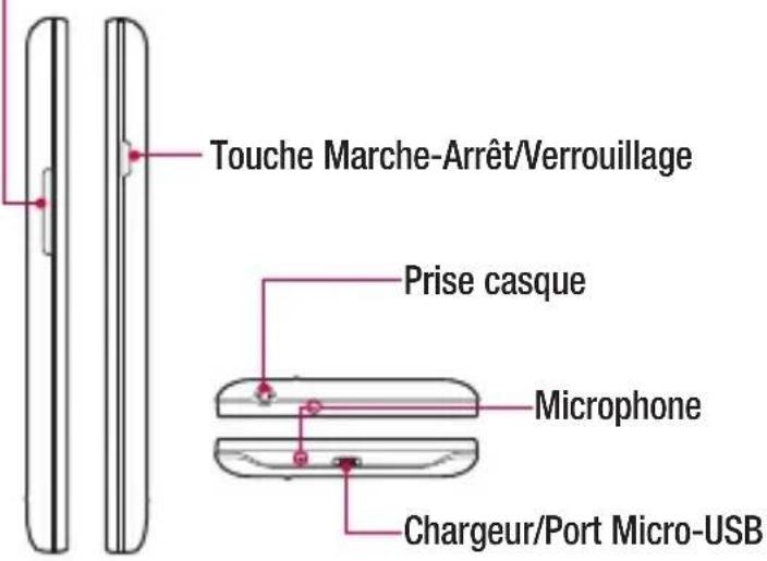 LG D320N - Touches de volume - 1