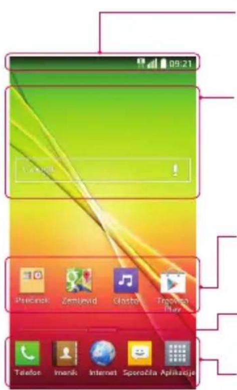 LG D320N - Osnovni zaslon - 1