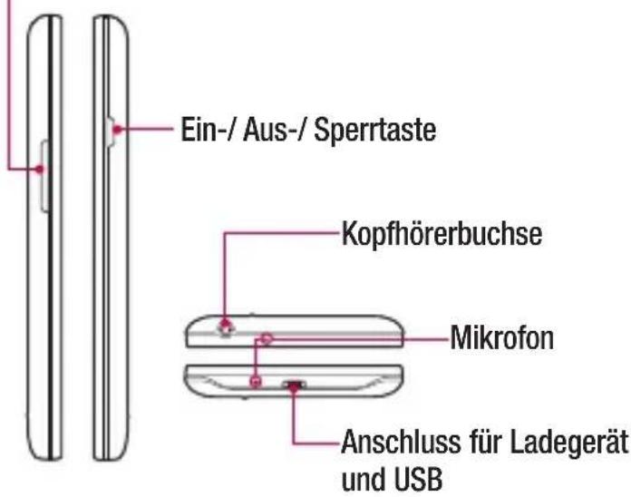 LG D320N - Lautstärketasten - 1