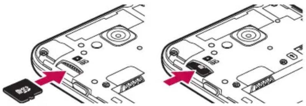 LG D320N - Pour retirer la carte mémoire en toute sécurité : - 1