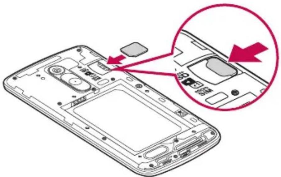 LG D331 - Installazione della scheda SIM e della batteria - 2