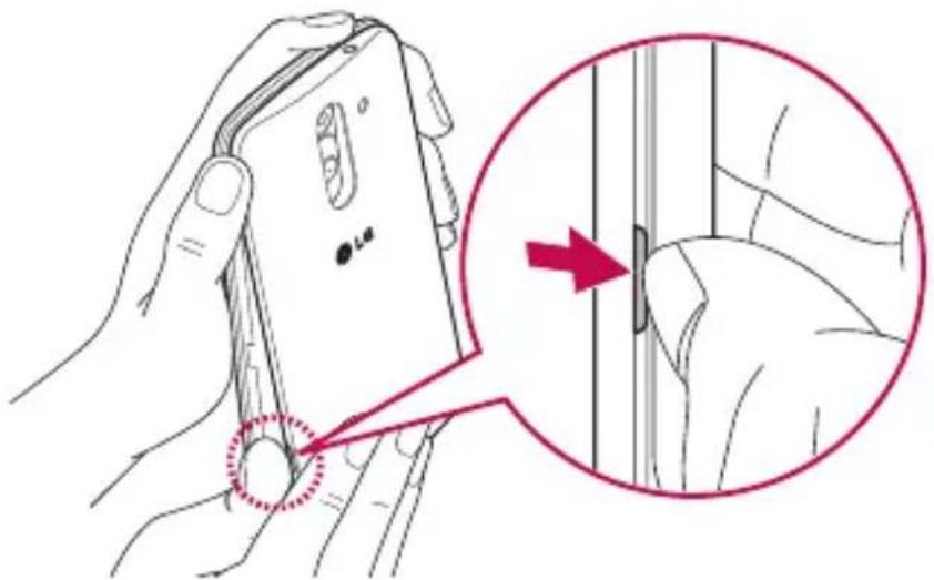 LG D331 - Installazione della scheda SIM e della batteria - 1