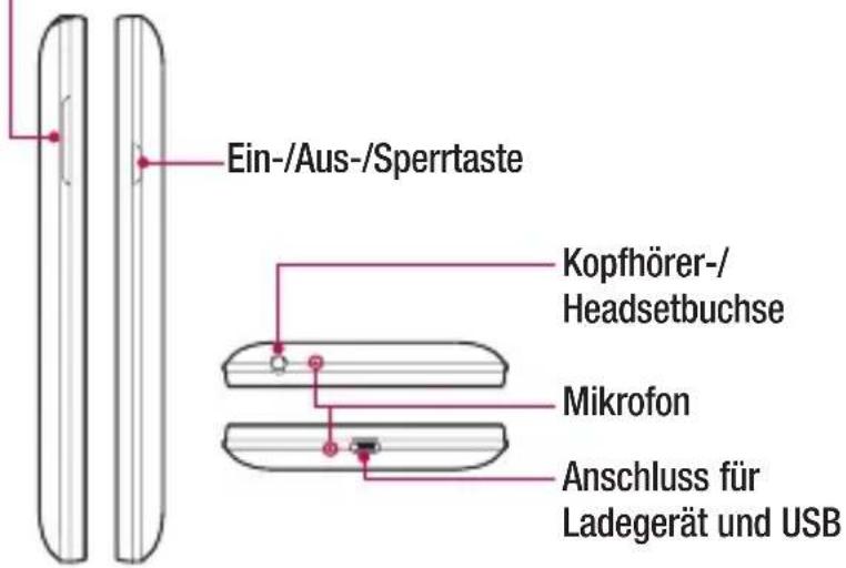 LG D390N - Lautstärketasten - 1