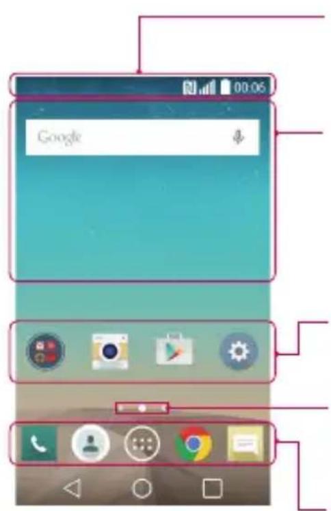 LG D390N - Home screen - 1