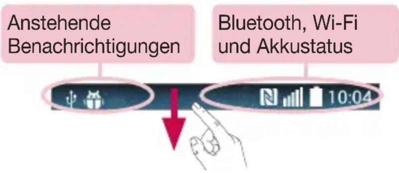 LG D390N - Benachrichtigungs-Panel - 1