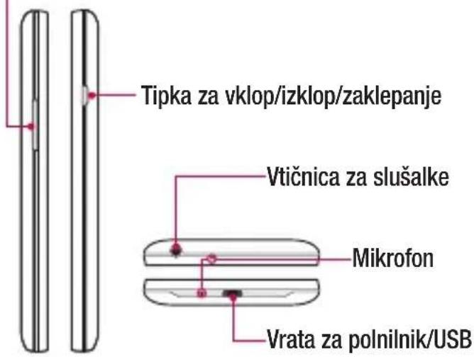 LG D280N - Tipki za glasnost - 1