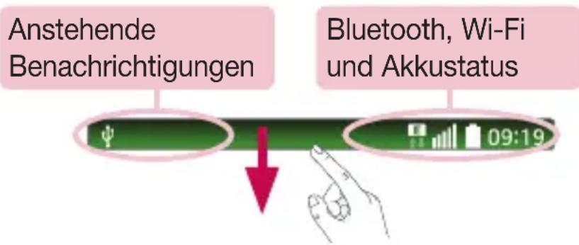LG D280N - Benachrichtigungs-Panel - 1