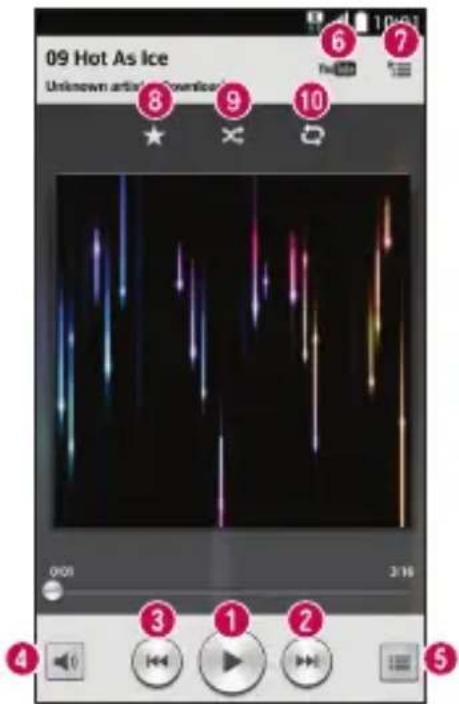 LG D280N - Playing a song - 1