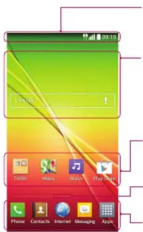 LG D280N - Home screen - 1